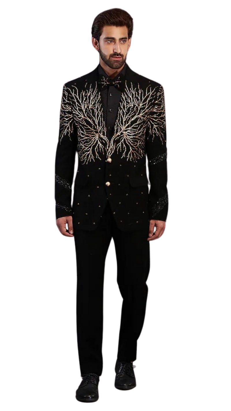 Men's Tree of Life Zari Western Suit