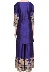 Mithu Embroidered Kurta and Palazzo Set - Preserve