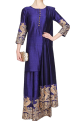 Mithu Embroidered Kurta and Palazzo Set - Preserve