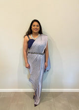 Lavender Pre-Draped Sari - Preserve