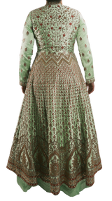 Mint Embroidered Anarkali - Preserve