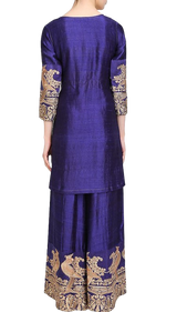 Mithu Embroidered Kurta and Palazzo Set - Preserve