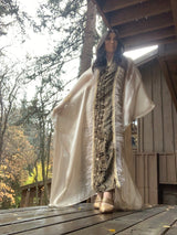 Shimmer Beige Kaftan Dress - Preserve