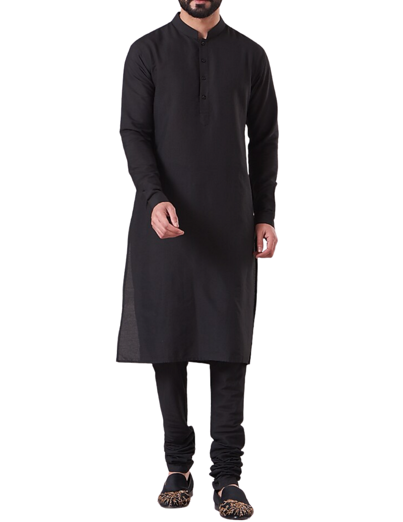 Teal Black Dyed Nehru Jacket Set